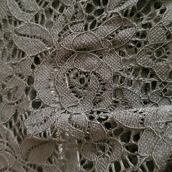 Reap What You Sew Crafts Elegant Black Lace Women's Blouse - Picture 15 of 16